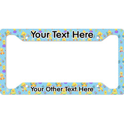 Happy Easter License Plate Frame - Style A (Personalized)
