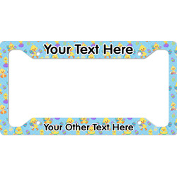 Happy Easter License Plate Frame - Style A (Personalized)