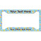 Happy Easter License Plate Frame - Style A (Personalized)