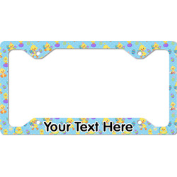 Happy Easter License Plate Frame - Style C (Personalized)