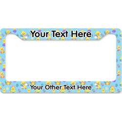 Happy Easter License Plate Frame - Style B (Personalized)