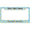 Happy Easter License Plate Frame - Style B (Personalized)