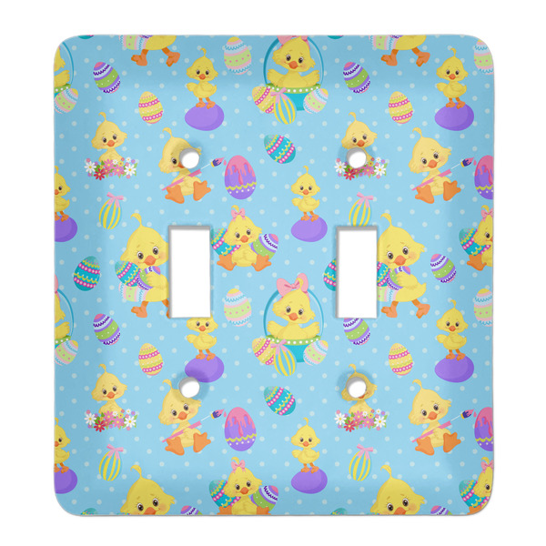 Custom Happy Easter Light Switch Cover (2 Toggle Plate)