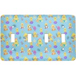 Happy Easter Light Switch Cover (4 Toggle Plate)