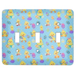 Happy Easter Light Switch Cover (3 Toggle Plate)