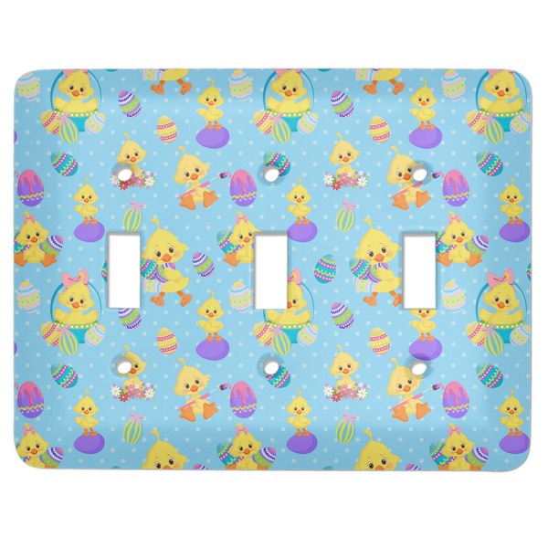 Custom Happy Easter Light Switch Cover (3 Toggle Plate)