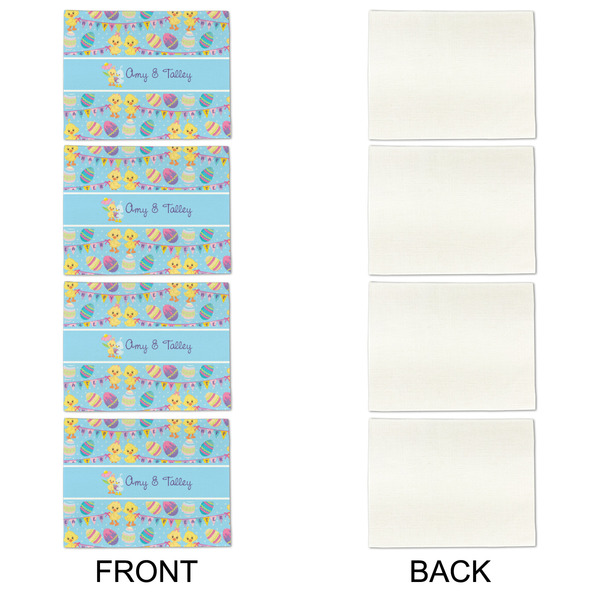 Happy Easter Linen Placemat - APPROVAL Set of 4 (single sided)