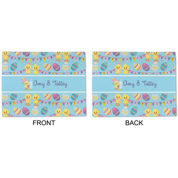 Happy Easter Linen Placemat - APPROVAL (double sided)