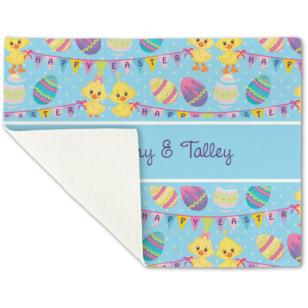 Happy Easter Linen Placemat - Folded Corner (single side)