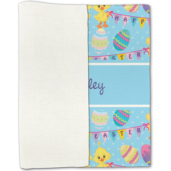 Happy Easter Linen Placemat - Folded Half