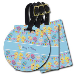 Happy Easter Plastic Luggage Tag (Personalized)