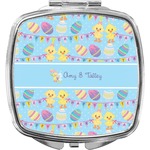 Happy Easter Compact Makeup Mirror (Personalized)