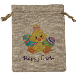 Happy Easter Burlap Gift Bag (Personalized)