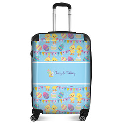 Happy Easter Suitcase - 24" Medium - Checked (Personalized)