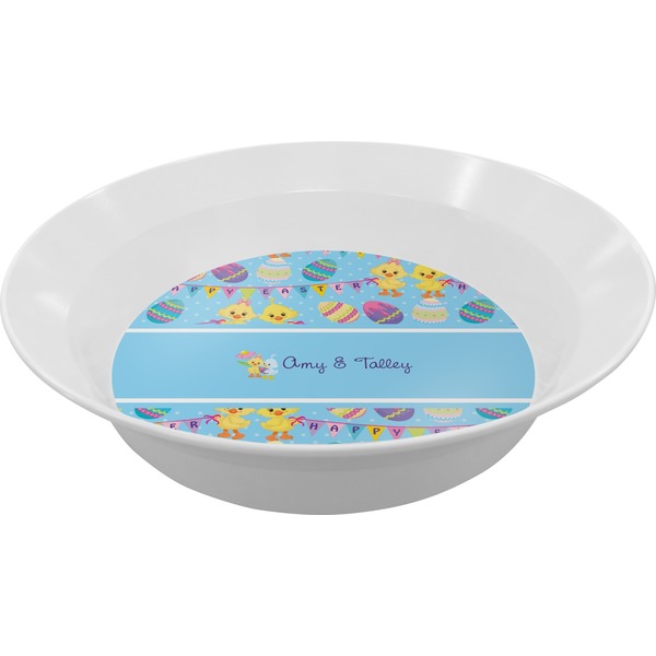 Custom Happy Easter Melamine Bowl (Personalized)