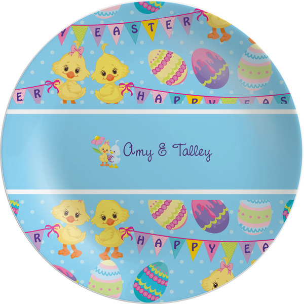 Custom Happy Easter Melamine Plate (Personalized)