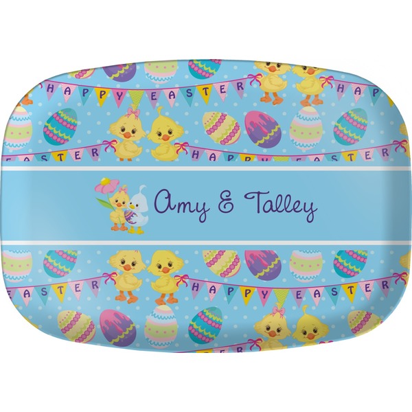 Custom Happy Easter Melamine Platter (Personalized)