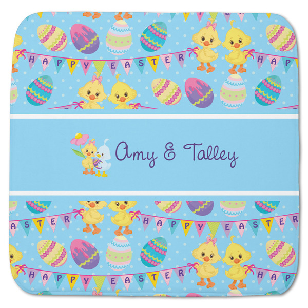 Custom Happy Easter Memory Foam Bath Mat - 48"x48" (Personalized)