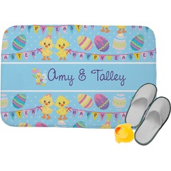 Happy Easter Memory Foam Bath Mat - 24"x17" (Personalized)