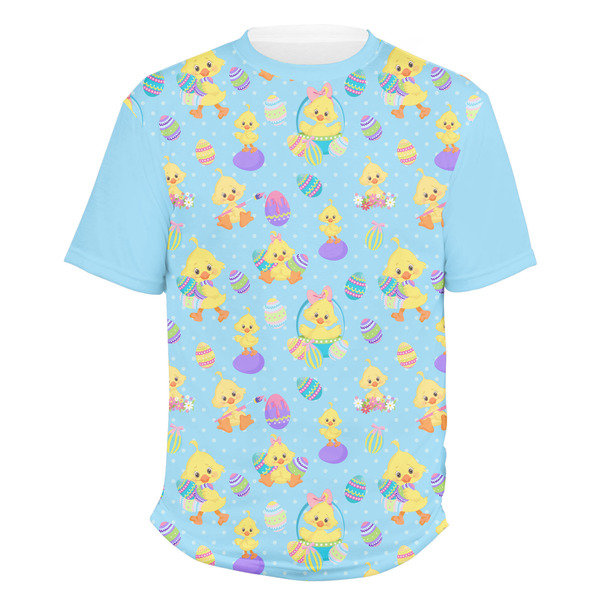 Custom Happy Easter Men's Crew T-Shirt - Small