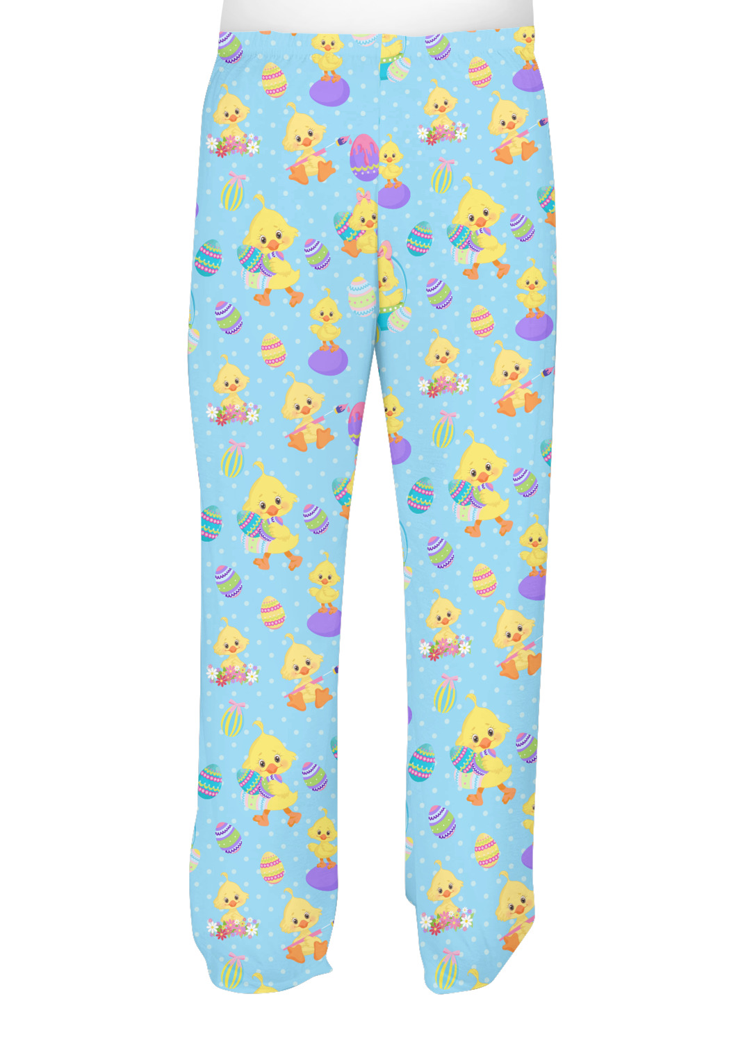 Happy Easter Mens Pajama Pants XL (Personalized) YouCustomizeIt