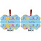 Happy Easter Metal Benilux Ornament - Front and Back (APPROVAL)