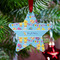 Happy Easter Metal Star Ornament - Lifestyle