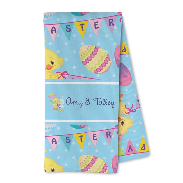 Custom Happy Easter Kitchen Towel - Microfiber (Personalized)