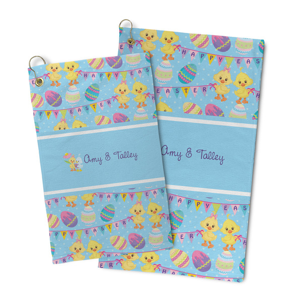 Happy Easter Microfiber Golf Towel - PARENT/MAIN