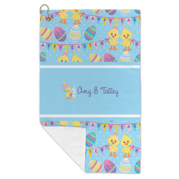 Happy Easter Microfiber Golf Towels - FOLD