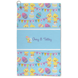 Happy Easter Microfiber Golf Towel (Personalized)