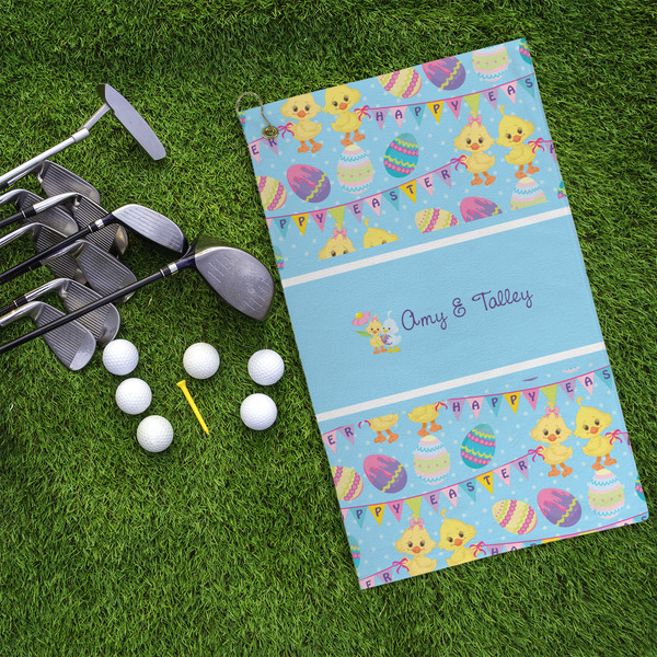 Happy Easter Microfiber Golf Towels - LIFESTYLE