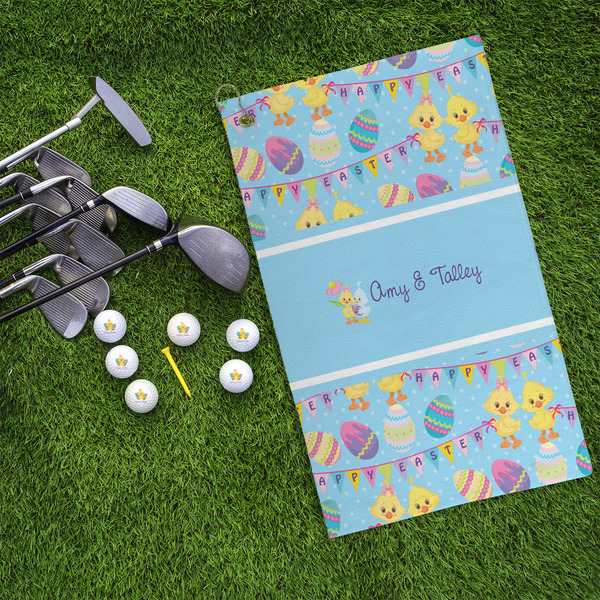 Happy Easter Microfiber Golf Towels - LIFESTYLE