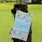 Happy Easter Microfiber Golf Towels - Small - LIFESTYLE