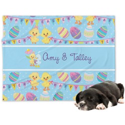 Happy Easter Dog Blanket (Personalized)