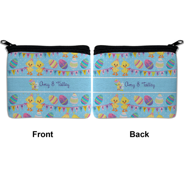 Happy Easter Neoprene Coin Purse - Front & Back (APPROVAL)