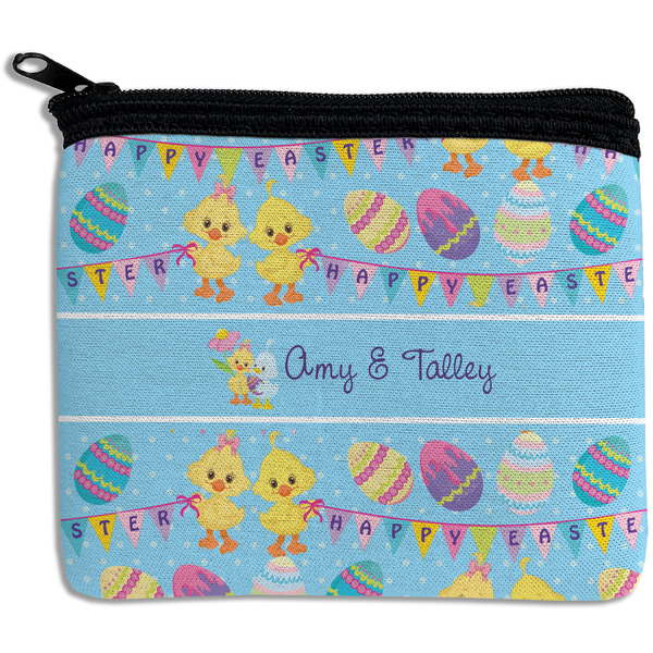 Custom Happy Easter Rectangular Coin Purse (Personalized)