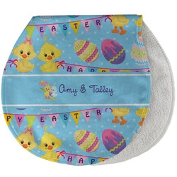 Happy Easter Burp Pad - Velour w/ Multiple Names