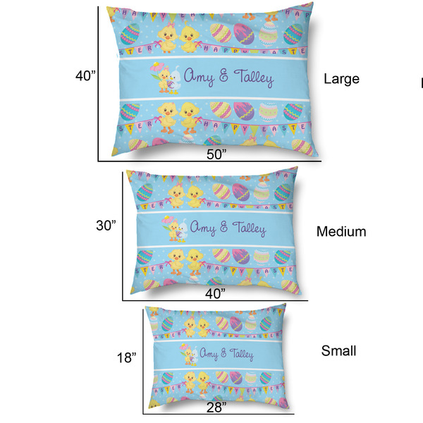 Happy Easter Outdoor Dog Beds - SIZE CHART