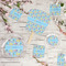 Happy Easter Party Supplies Combination Image - All items - Plates, Coasters, Fans