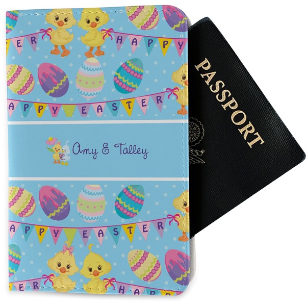 Custom Happy Easter Passport Holder - Fabric (Personalized)