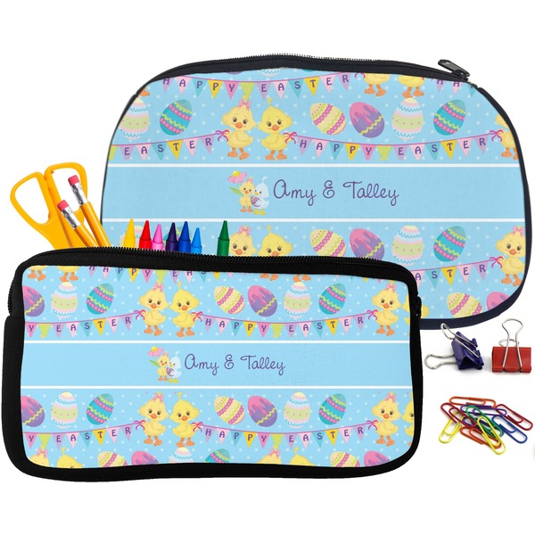 Happy Easter Pencil / School Supplies Bags Small and Medium