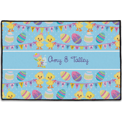 Happy Easter Door Mat - 36"x24" (Personalized)