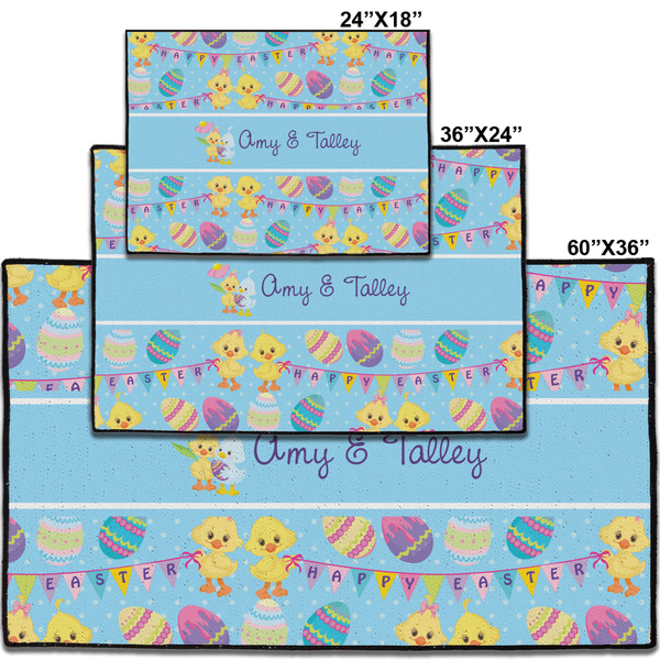 Happy Easter Personalized Door Mat - Group Parent IMF