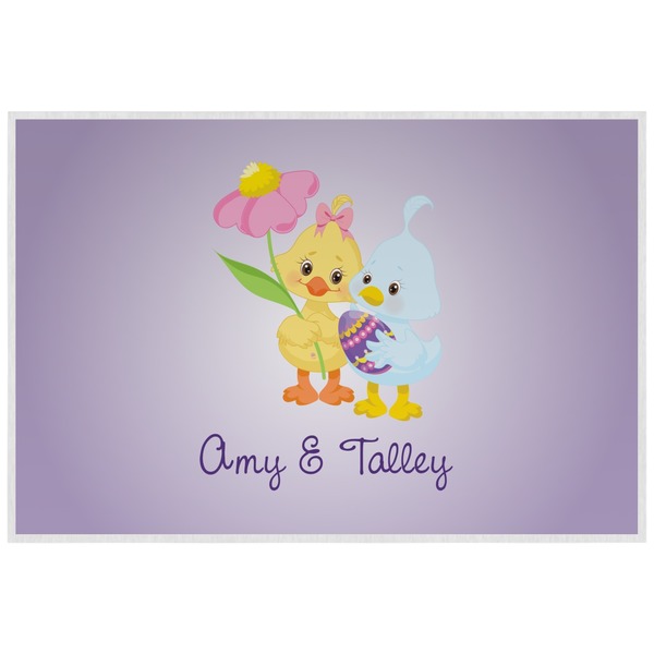 Happy Easter Personalized Placemat (Back)