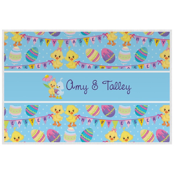 Custom Happy Easter Laminated Placemat w/ Multiple Names