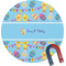 Happy Easter Personalized Round Fridge Magnet
