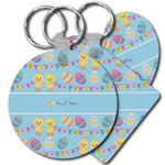 Happy Easter Plastic Keychain (Personalized)