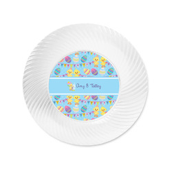 Happy Easter Plastic Party Appetizer & Dessert Plates - 6" (Personalized)