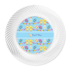 Happy Easter Plastic Party Dinner Plates - 10" (Personalized)